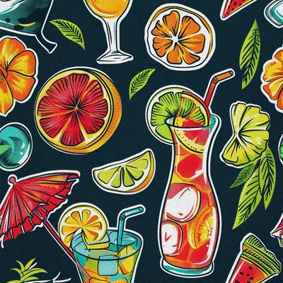 Immagine prodotto di OUTDOOR DECOSTOFFE OXFORD - Motivo cocktail | DX8412