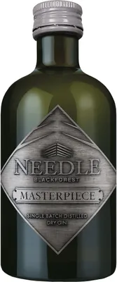 Produktbild von Needle Dry Gin 0,1L (45% Vol) Blackforest Masterpiece Miniatur - [Enthält Sulfite]