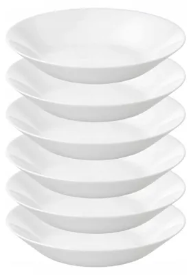 Produktbild von IKEA OFTAST Tiefe Teller 20 cm Weiß 6er-Set