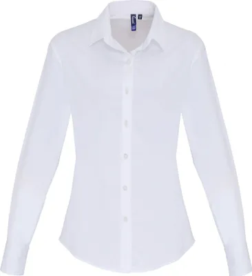 Obrázok produktu pre Premier - Dámska blúzka s dlhým rukávom RW6588 (XS) (Biela)