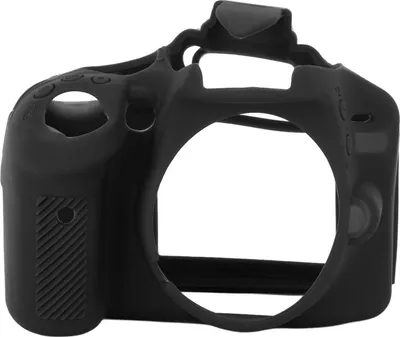 Image de Housse souple en silicone pour appareil photo, antichoc, antidérapante, personnalisable, pour D3200 Noir