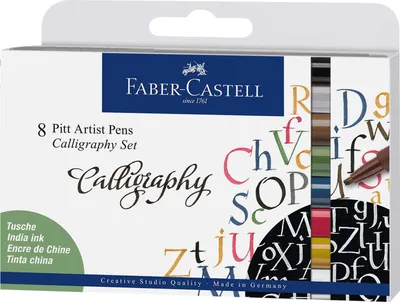 Produktbild von FABER-CASTELL Tuschestift Pitt Artist Pen C 8x