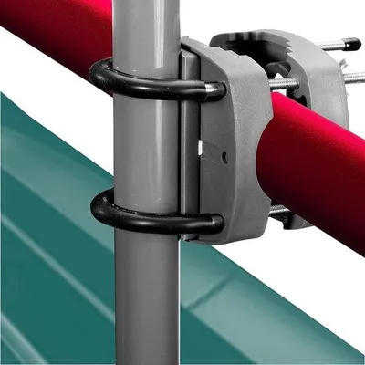 Image de Support de parasol pour balcons, montage rapide, couleur anthracite, pour parasols jusqu'à 2 m