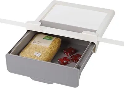 Produktbild von Famanu Unterbodenlade Küchenorganizer - platzsparend - langlebiges Material - geeignet für Besteck und kleine Utensilien