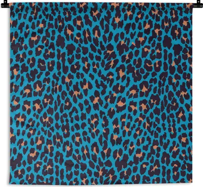 Produktbild von MuchoWow® Wandteppich Wandbehang Pantherdruck - Tier - Design 150x150 cm Tapisserie Dekoration Wandtuch - Wohnaccessoires - Modernes