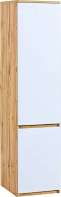 Produktbild von Minio, Kleiderschrank "ARCCA 2", Büroschrank, Wotan Eiche / Weiße Farbe