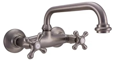 Produktbild von PB Nostalgischer Küchenarmatur V2723 Wandarmatur aus Edelstahl