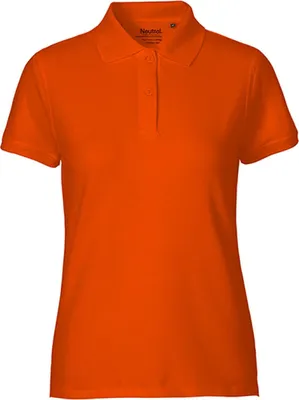 Produktbild von Neutral O22980 | Damen Classic Polo / 100% Fairtrade-Baumwolle - Farbe: Orange - Größe: XS