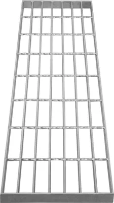 Obrázek produktu pro Pozinkované rošty, podlahové mřížky, kované, pevné, mřížkové podlahové desky, odtokové žlaby, odvětrávání, odolné, odolné proti povětrnostním vlivům, ocel, pozinkované, 800 mm x 240 mm x 30 mm, tloušťka plechu 4 mm, nosnost 192 kg