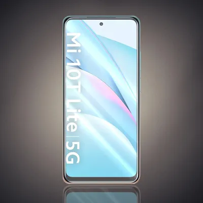 Produktbild von Panzer Folie für Xiaomi Mi 10T Lite Echt Glas Displayschutzfolie Transparent Glasfolie 9H Härtegrad Schutzglasfolie