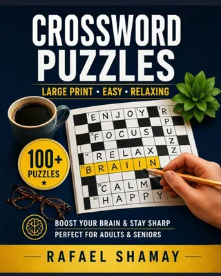 Produktbild von Crossword Puzzle Book for Adults