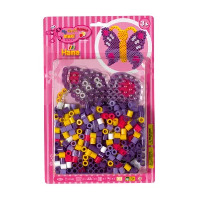 Image de Hama Maxi Blister, Grand, 3 compartiments Assorti A partir de 3 ans (8911 Hoff.)