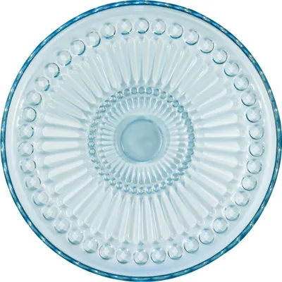 Produktbild von Greengate Glas Teller ALICE PALE BLUE Blau 18,5 cm Dessertteller Kuchenteller