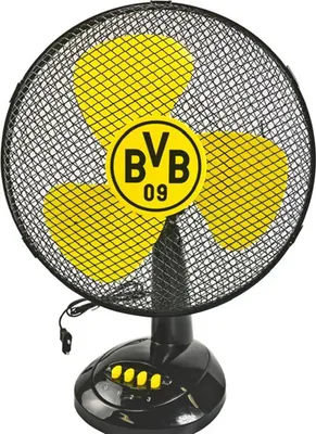 Immagine prodotto di Ventilatore da tavolo Borussia Dortmund 30 cm -3 velocità 40 watt