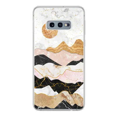 Produktbild von MuchoWow® Handyhülle Schutzhülle Hülle für Samsung Galaxy S10e Marmor - Gold - Pastell Silikon Softcase Handy Hülle - Handy