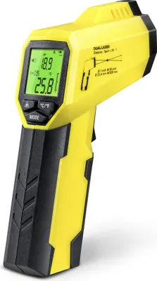 Produktbild von TROTEC BP25 Pyrometer, Taupunktscanner, Infrarot Thermometer, Temperaturmessgerät -50°C bis +260 °C, Berührungslos Thermometer Digital LCD, Hintergrundbeleuchtbares Display