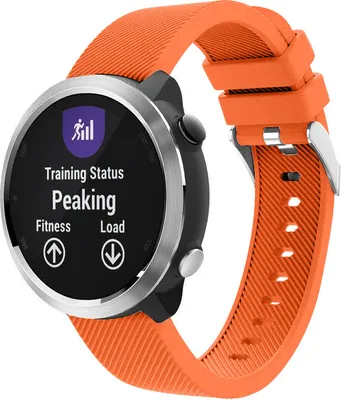 Produktbild von Strap-it Garmin Vivoactive 4 Armband Silikon - 45 mm - Orange
