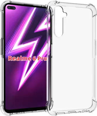 Produktbild von OPPO Realme 6 Pro Hülle, LaimTop Crystal Transparent Weich TPU Bumper Stoßfest Fallschutz Schutzhülle für OPPO Realme 6 Pro