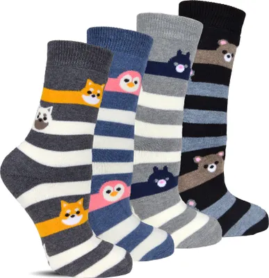 Produktbild von Frostfighter Damen Thermosocken (6x Paar) dicke warme Wintersocken Baumwolle Ski Vollfrottee Innenfutter Frauen