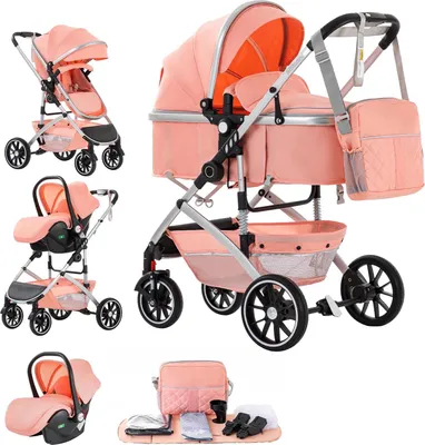Obrázek produktu pro Dětské vozidlo, 3 v 1, skládací design, 808C-PINK