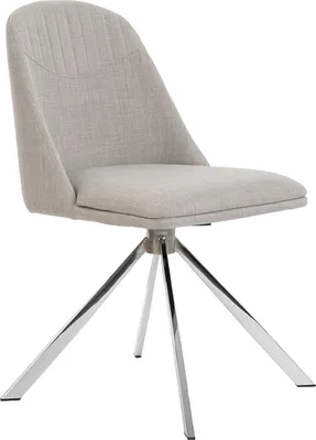 Image de Angel Cerdá chaise pivotante en tissu gris 4020