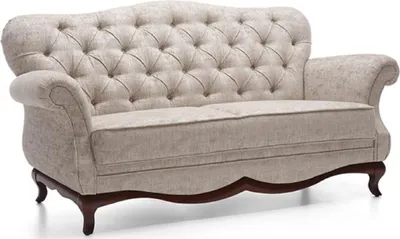 Produktbild von Casa Padrino Luxus Art Deco Chesterfield Wohnzimmer Sofa Greige / Dunkelbraun 172 x 90 x H. 98 cm - Wohnzimmermöbel