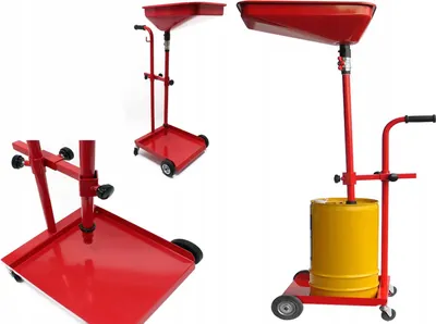 Produktbild von LUXTOM | Ölauffangwagen, Höhenverstellbar 103-170cm, Ölsammler für Altöl, Ölablassgerät, Ölauffanggerät