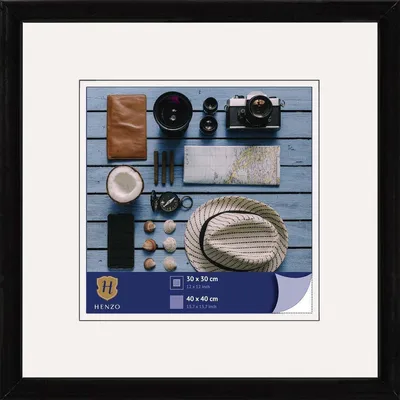 Produktbild von Henzo Fotorahmen - Napoli - Fotogröße 40x40 cm - Schwarz