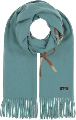 Imagen del producto de FRAAS bufanda Cashmink Stola Scarf Crystal Teal verde