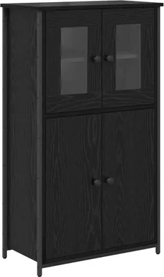Image de Haut Armoire Chêne noir 62 x 32 x 106,5 cm Bois d'ingénierie