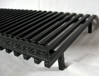 Produktbild von Kaminrost Feuerrost Feuerbock Kamineinsatz Ofenrost Holzroste 50x35x11,5 Stahl