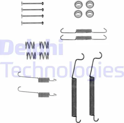 Produktbild von DELPHI Zubehörsatz Bremsbacken LY1336 Hinten für RENAULT CLIO II (BB0/1/2, CB0/1/2)