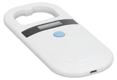 Obrázek produktu pro Animal Tag Reader přenosný 134,2kHz 128 datový paměťový čipový skener pro PET dobytek volně žijících zvířat 5V záznamu