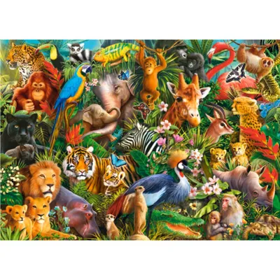 Produktbild von CASTORLAND Puzzle Amazing Animals 180 Teile