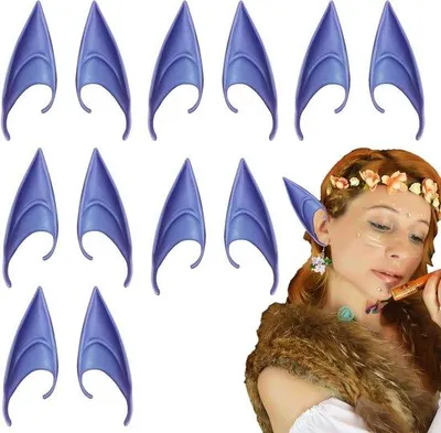 Image de Accessoires de cosplay pour Halloween et le carnaval - 6 paires, 12 cm, violet