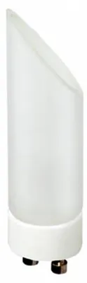 Zdjęcie produktu dla 836.18 Oprawka halogenowa Paulmann GZ10 DecoPipe o skośnym kształcie, 50 W, GZ10, 230 V, średnica 22 mm, satynowana