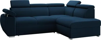 Produktbild von MIRJAN24 Ecksofa Boston, Eckcouch mit Schlaffunktion und Bettkasten, Stilvoll Polsterecke (Farbe: Kronos 09, Seite: Rechts LXP+R+2R)