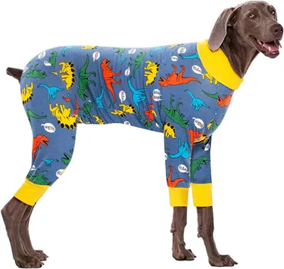 Produktbild von Hundemantel - Größe 6XL - Atmungsaktiv - Gelb und Blau