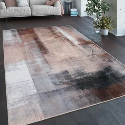 Produktbild von Teppich Wohnzimmer Schlafzimmer Flachgewebe Modern Abstrakt Vintage Waschbar Grösse 140x200 cm
