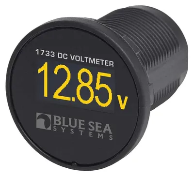 Produktbild von Blue Sea Systems Mini Oled Digital Voltmeter 12-24v Schwarz 29 mm Schwarz 29 mm