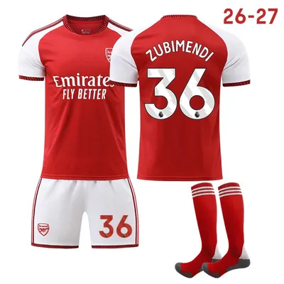 Produktbild von #36 Zubimendi 26-27 Arsenal at home football jersey for Kids and Adults SIZE:XXL