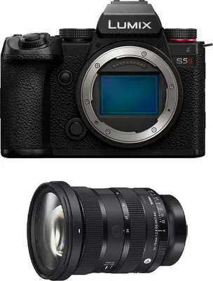 Produktbild von PANASONIC Lumix S5 MARK II + SIGMA Objektiv 24-70mm f/2.8 DG DN II Art