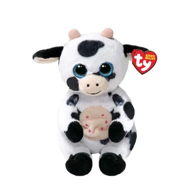 Produktbild von Ty Beanie Babies Bellies Herdley Cow, 15 cm