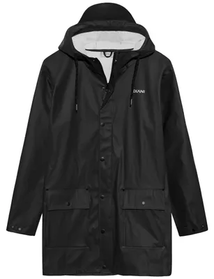 Imagen del producto de Impermeable para mujer, color negro, talla 44