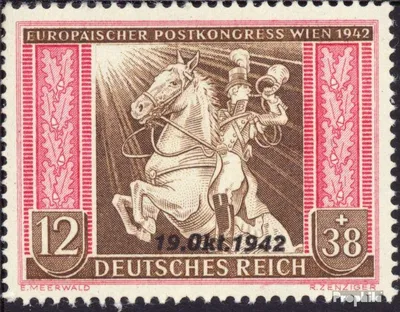 Produktbild von Briefmarken Deutsches Reich 1942 Mi 825 postfrisch Postverein