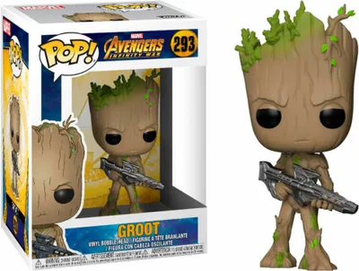 Immagine prodotto di Funko Pop! Marvel Avengers: Groot z Karabinem - Figurki Winylowe
