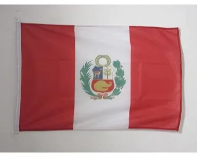 Productafbeelding van Peruaanse Vlag 150x90 cm voor Buiten