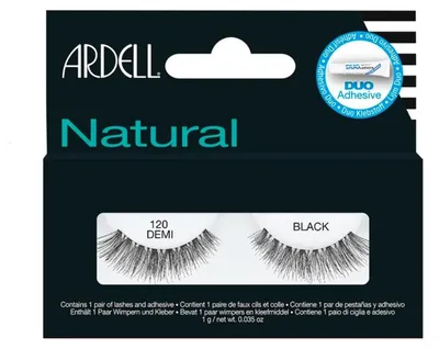 Image de Ardell | Cils artificiels, cils complets sur bande, Natural #120 Demi Black, 1 paire