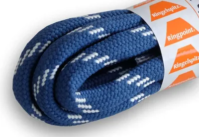 Produktbild von RINGELSPITZ - Trekking Schnürsenkel - 150 cm, blau/weiß