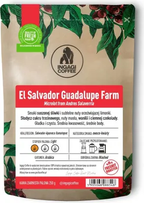 Produktbild von KAFELOV | Kaffeebohnen El Salvador Guadalupe Farm - 250g - 100% Arabica - Exquisite Microlot
